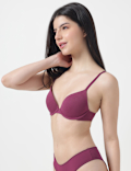 Cotton Mix Plain Full Cup Padded Bra
