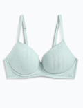 Cotton Rich Plain Sweetheart Neck Bra