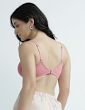 Cotton Rich Plain Sweetheart Neck Bra