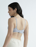 Cotton Rich Sweetheart Neck Bra