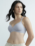 Cotton Rich Sweetheart Neck Bra