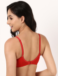 Polyamide Mix Plain V-Neck Bra