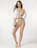 Plain Non-Wired Plunge Bra