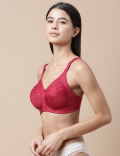 Total Support Embroidered Full Cup Bra