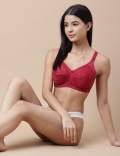 Total Support Embroidered Full Cup Bra