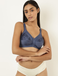 Total Support Embroidered Full Cup Bra