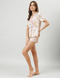 Tropical Print Night Suit Set