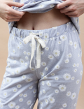 Cotton Mix Crew Neck T-Shirt & Pyjama Set