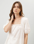 2 Pc Pure Cotton Top & Shorts Set