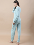 Viscose Mix Lace Relaxed Fit Pyjama Set