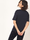 2 Pack Pure Cotton Round Neck Top Set