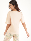 2 Pack Pure Cotton Printed Regular Fit Pyjama Set