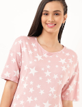 Cotton Mix Printed Regular Fit Pyjama Set