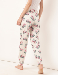 Cotton Mix Floral Regular Fit Trouser