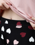 Viscose Mix Printed Relaxed Fit Pyjama Set