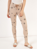 Viscose Mix Printed Skinny Fit Jogger