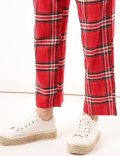 Pure Cotton Checked Loose Pyjama