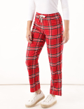 Pure Cotton Checked Loose Pyjama