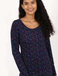 IBO Visco Elastane Floral LS LL PJ