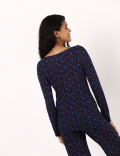 IBO Visco Elastane Floral LS LL PJ