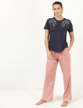 Pure Viscose Printed Regular Fit Pyjama