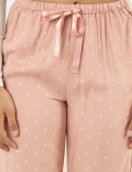 Pure Viscose Polka Dot Pyjama