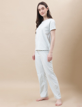Pure Cotton Crew Neck Loungewear Set
