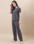 Cotton Mix Crew Neck Loungewear Set