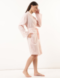 Pure Cotton Shawl Collar Nightdress