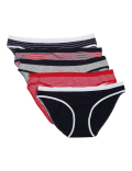 INT 5P SPORTY STRIPE BIKINI