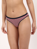 INT 5P SPORTY STRIPE BIKINI
