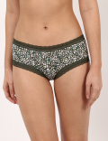INT 5P MF LACE FLORAL SHORT