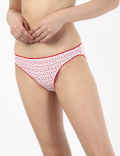 INT 3PK RED LOVE BIKINI