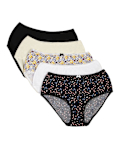 5 Pack Cotton Mix Skinny Fit Knicker
