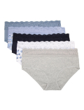5 Pack Cotton Mix Skinny Fit Knickers