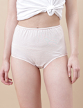 Pack of 5 Monotone Lace Trim Knickers