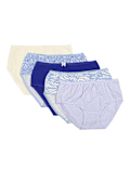 Pack 5 Cotton Mix Knickers