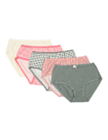 Pack 5 Cotton Mix Knickers