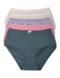 Pack 5 Cotton Mix Knickers