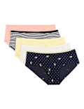 Low Rise Striped Shorts
