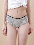 Low Rise Striped Shorts