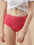 Mid Rise Polka Dots Full Briefs