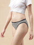 Pack of 3 Cotton Mix High Legs Panty