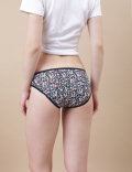 Pack of 3 Cotton Mix Printed Bikini Panty