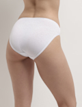 3pk Cotton Rich High-Leg Knickers
