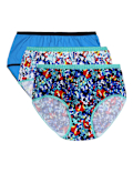INT 3PK Painterly Floral Full Brief