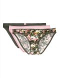 3 Pack Cotton Mix Knickers