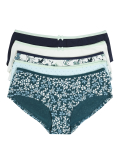 5 Pack Cotton Mix Printed Knickers