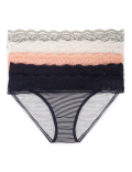 Pack of 5 Printed Lace Trim Knickers