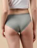 Pack of 5 Cotton Mix Lace Knickers